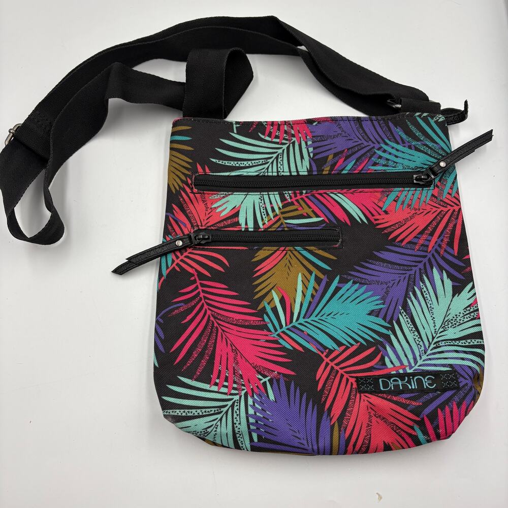 Dakine Jo Jo Crossbody Bag Multicolored Tripical Palm Leaf Purse Outdoor Active